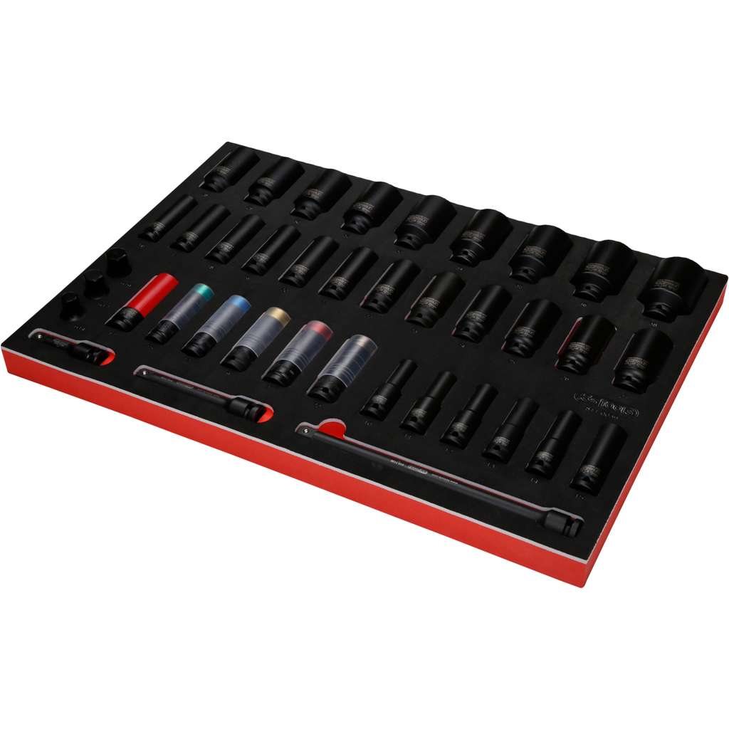 Tengtools M1208 Stecknusssatz – 8-teilig, 1/2 Zoll Antrieb, Lange Serie Für Anspruchsvolle Arbeiten